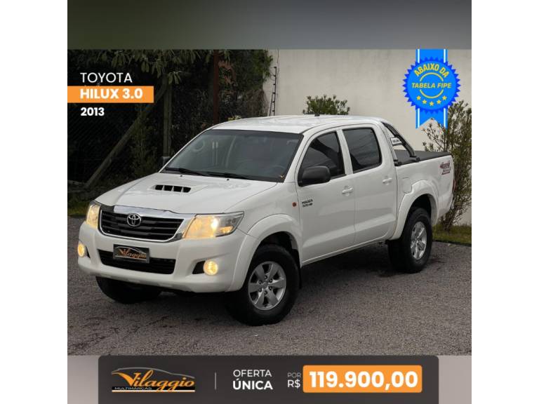 TOYOTA - HILUX - 2013/2013 - Branca - R$ 119.900,00
