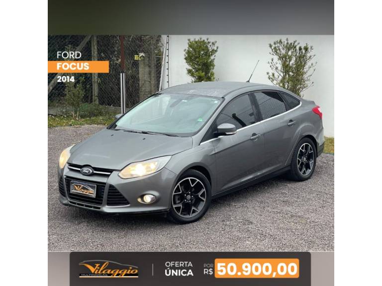 FORD - FOCUS - 2014/2014 - Cinza - R$ 50.900,00