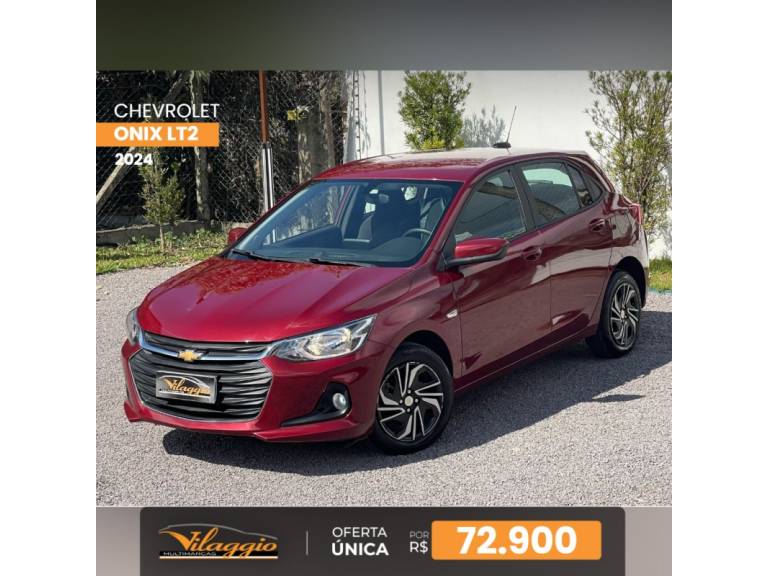 CHEVROLET - ONIX - 2023/2024 - Vinho - R$ 72.900,00